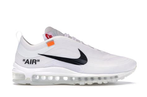 weiße nike 97er offwhite|off white air max 97 og.